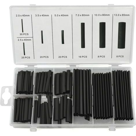 ASSORTIMENT DE TUBES THERMORÉTRÉCISSABLES - 127 PCS (1/5)