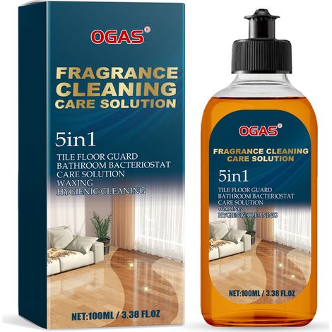 Nettoyant pour sols OGAS, séchage rapide, raviveur d'éclat, détachant et dégraissant, pour carrelage et parquet, 100 ml