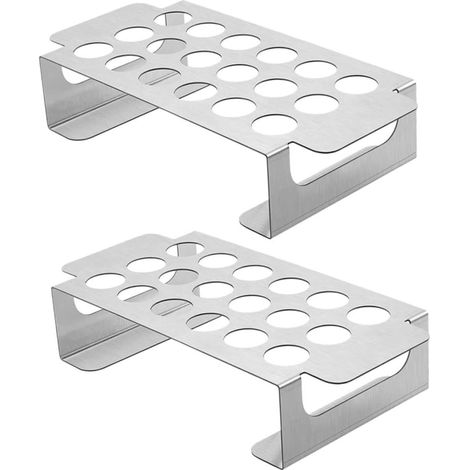 Grille de barbecue en acier inoxydable avec fentes de cuisson pour poulet et piments (accessoire)