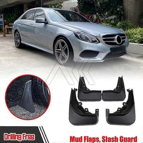 Bavettes garde-boue de haute qualité (4 pièces) pour Mercedes-Benz Classe E Sport W212 (2013-2016) (1/3)