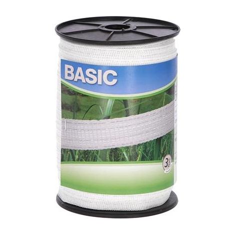 CINTA CORRAL BLANCA-INOX 20MM 4X0,16MM 200M - CEGASA