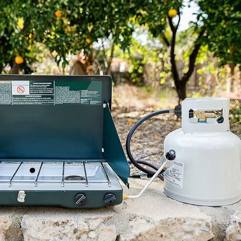 Adaptateur de tuyau propane de 6 pieds convertisseur de 1 lb à 20 lb pour barbecue à gaz Weber Q (1/3)