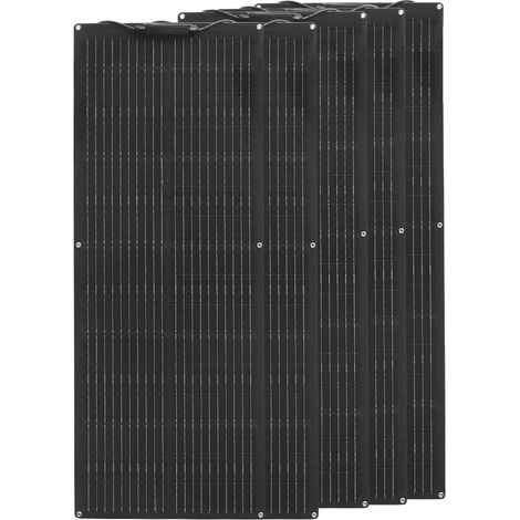 Panneau Solaire Flexible, Design Semi-Flexible, Haute Efficacité 24%, Convient pour une Utilisation en Extérieur (1/2)