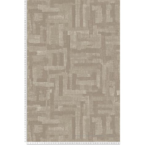 Papier peint intissé À motif Beige, Gris - 10,05 x 0,53 m (1/3)