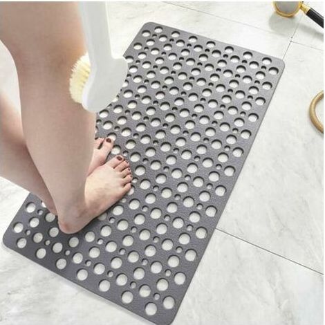 Ahlsen Tapis de bain antidérapant - imperméable et anti-chute - gris - 7038cm