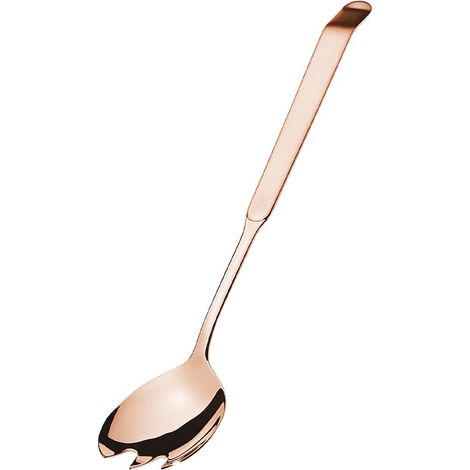 Buffet Petite fourchette à salade Couverts à salade Fourchette de service pour restauration et buffet Couverts de service Acier inoxydable 18/10 Satiné Cuivre Longueur : 23,7 cm (1/4)