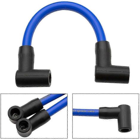 Lot de 2 câbles d'allumage pour bougies marines, compatibles avec les moteurs hors-bord Johnson/Evinrude, remplace les références 18-8816-1 et 582365 (1/5)
