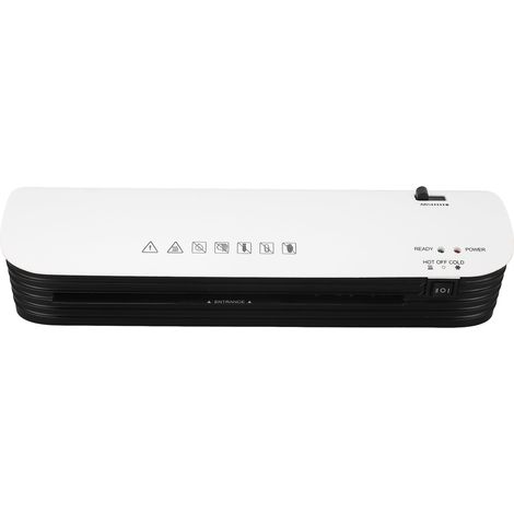 Laminiergerät 9 Zoll A4 Thermolaminiergerät (Heiß- und Kaltlaminierung) mit Schneidevorrichtung für Zuhause, Schule und Büro, EU-Stecker 220–240 V (1/5)