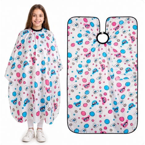 Capa/delantal de peluquería infantil de 116 cm (1/5)