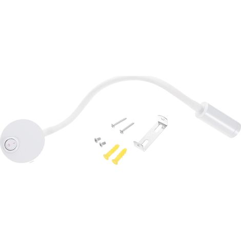 Lampe de Lecture LED Chevet Flexible 3w Lumière Douce, Facile à (1/5)