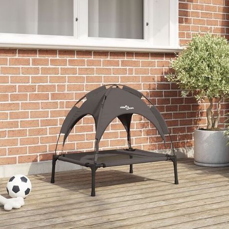 Panier pour chien marron, 62 x 48 x 61 cm, acier.