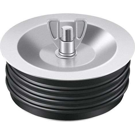 1 pièce de bouchon de nettoyage des égouts, bouchon de tuyau d’égout en caoutchouc expansible de 4 pouces, bouchon d’essai mécanique pour la plupart des tuyaux, éviers et piscines (1/5)