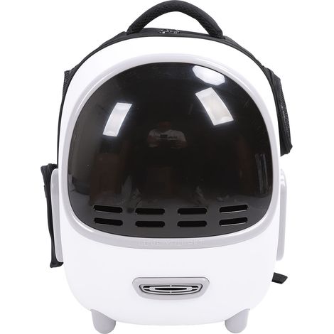 Cat Backpack Carrier Transparent Window Breathable Comfortable Wear Versatile Cat Space Capsule Bubble Backpack for Outdoor Travel Hiking (1/4)