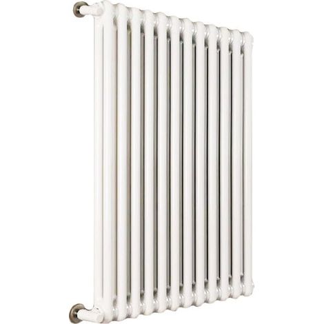 Ardesia radiatore tubolare 2 colonne h.1000 - 14 elementi - colore bianco RAL9016 - completo di tappo cieco e riduzioni da 1/2" 3541700020470