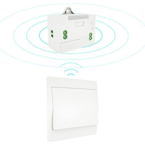 110-220V Interrupteur d'éclairage sans Fil et kit de récepteur Interrupteur Auto-alimenté Luminaire d'éclairage à télécommande