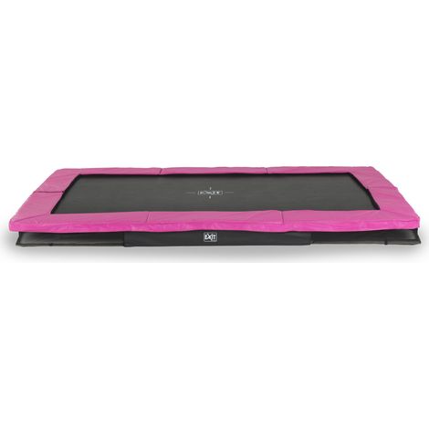 EXIT Silhouette sports Bodentrampolin 214x305cm - rosa (1/4)