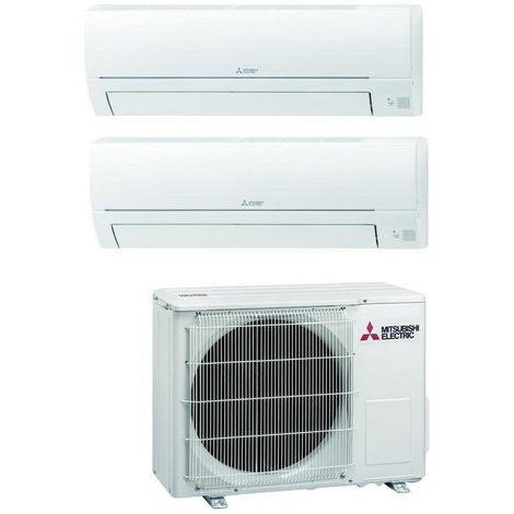 Condizionatore fisso dual Mitsubishi Multisplit MXZ2HA50VF con unità interne MSZHR25VF e MSZHR35VF (1/3)