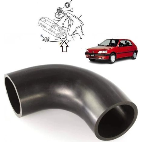 Tuyau du réservoir à carburant compatible pour Peugeot 306 1505YX 1505.YX (1/2)