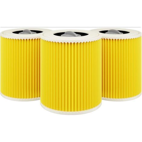Confezione da 3 cartucce filtro per aspirapolvere Kärcher WD3 Premium. (1/5)