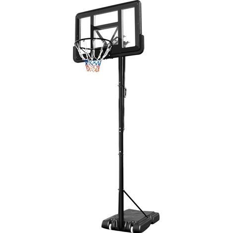 Portable Basketball Hoop Net Set Height Adjustable Basketball Goal Hoop Stand (1/4)