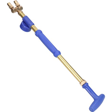 Pulvérisateur à double buse G3/4 filetage femelle, arroseur d'eau pour jardin et pelouse, irrigation efficace, embout réglable, robuste et pratique. (1/5)