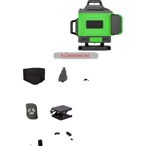 Niveau Laser, Projection à 360 Degrés, Fonctionnalité Auto-Nivelante, Vert 16 Ligne (1/2)