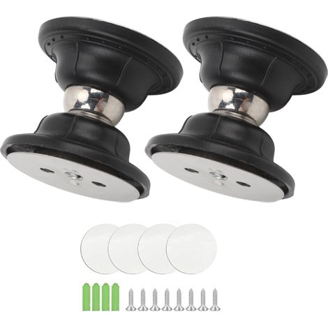 Ortviai Fixation Magnétique pour Porte de Camping-car – Lot de 2, Noir, Silencieux et Robuste