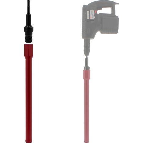 Diamantbohrkrone Ø 32 mm mit Adapter für Bohrmaschine und SDS-plus-Bohrhammer