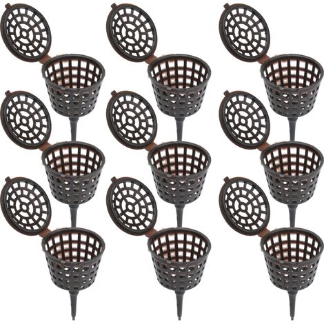 50 Pièces Panier à Engrais en Plastique Résistant pour Plantes en Pot, Balcon et Jardin (1/5)