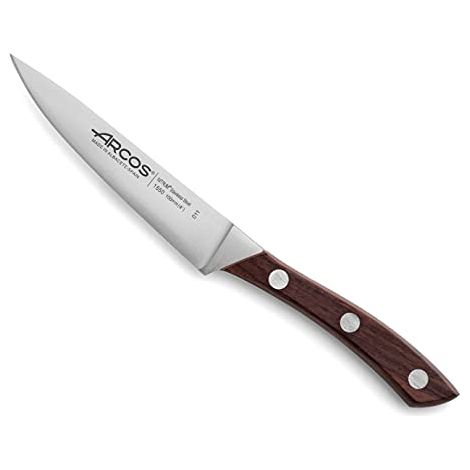 Coltello Mondador Arcos Natura 155010 di Nitrum Steel, Mango di Palissandro e 10 cm di Lama in valigetta. (1/4)