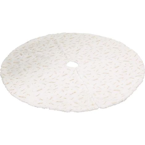 Tapis blanc pour le sapin de Noël, cadeau idéal pour les fêtes de Noël (1/5)