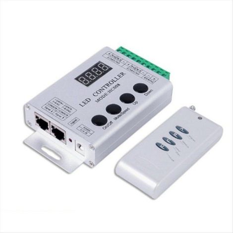Contrôleur LED - 133 Modes - Contrôle RF - Compatible WS2811 WS2812 - 2048 Pixels - 5 V à 24 V - 1 Pièce
