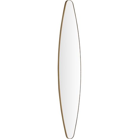 Miroir art déco doré finition rugueuse esprit cristal raffiné - Doré effet texturé raffiné (1/4)