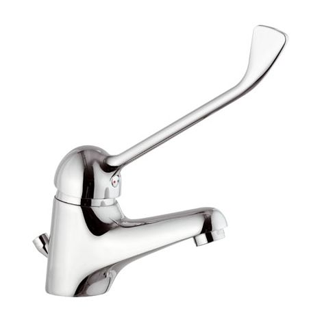 MISCELATORE MONOCOMANDO LAVABO CON LEVA CLINICA EPIC- Cromo- MARIA- pezzi 1