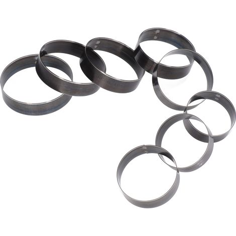 Ensemble de 8 Emporte-Pièces en Acier Allié pour Cuir et Carton, Forme Ronde, Kit DIY de Découpe et Poinçonnage (1/5)