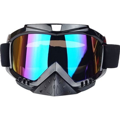 Lunettes de protection pour casque tout-terrain, lunettes de moto, lunettes de ski (1/5)