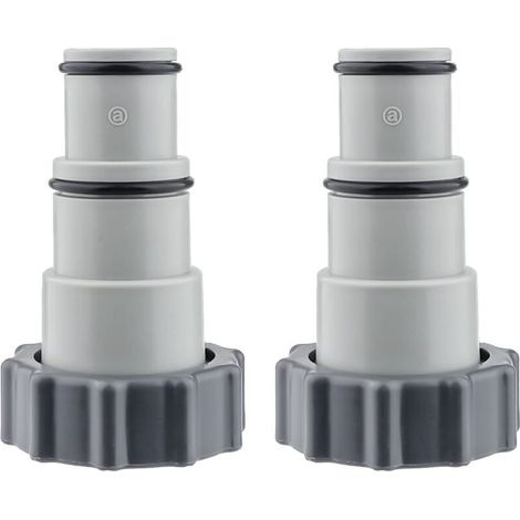 2-teiliger Poolschlauchadapter, Außengewinde-Poolanschlüsse für Poolablaufpumpen, für 1,5"- und 1,25"-Schläuche – Serie A (1/5)
