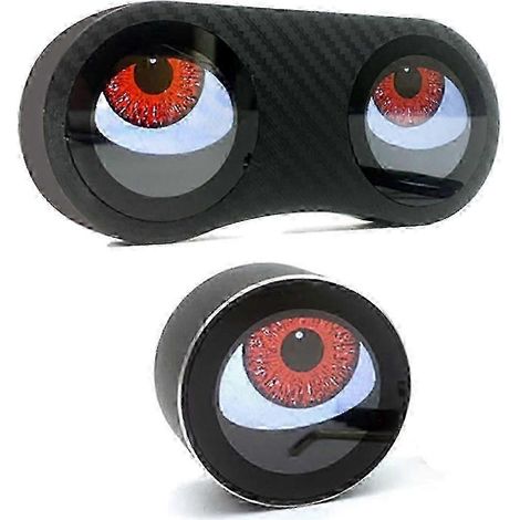 Feu arrière intelligent avec design œil de diable, éclairage de vélo étanche, compatible avec la conduite de nuit. (1/4)