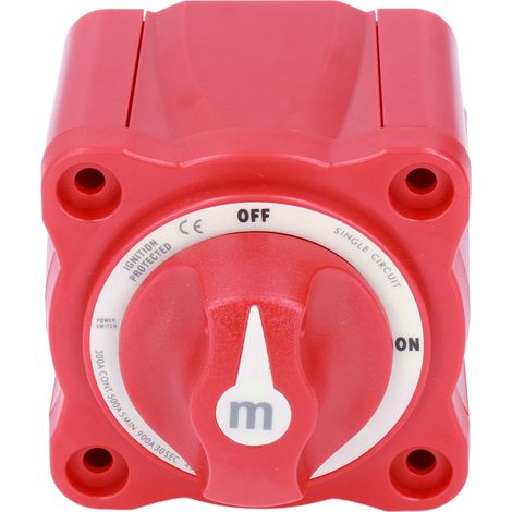 Interrupteur de coupure de batterie 300A ON/OFF, isolateur de puissance unipolaire IP66 étanche pour bateau, voiture, camion, remorque, camping-car (1/5)
