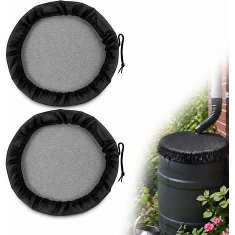Rain Water Catchment Netting Cover Leaf Insect Filter Cover Elastic Reusable for Barrel, Cistern, Garden Pond (1/5)
