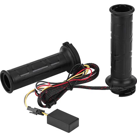 Motorrad-Heizgriffe 22 mm (7/8") - 1 Paar rutschfeste elektrische Griffe für Lenker, schnelles Aufheizen, Winterkomfort, universell. (1/5)