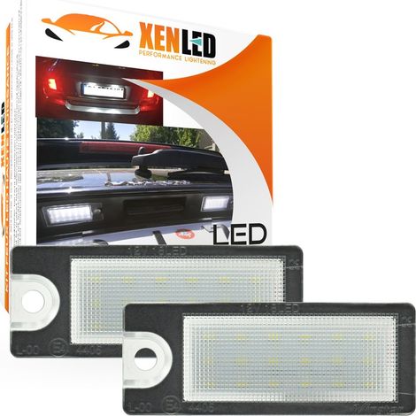 2x Éclairages plaque LED Volvo V70, XC70, S60, S80 et XC90 - Plaque d'immatriculation LED (1/5)