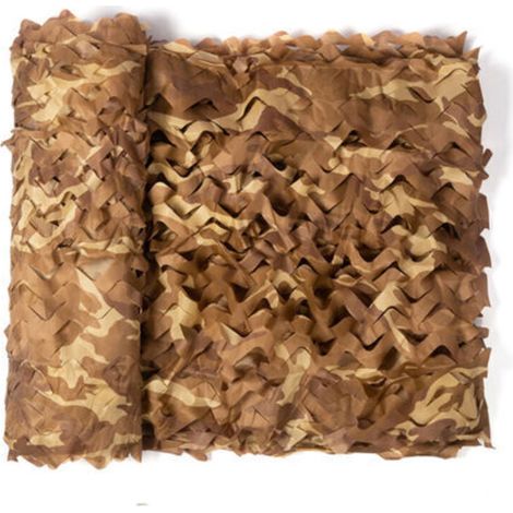 Rectangular colored mesh shade sail, camouflage design, 4x5 meters, sun protection net, sunshade net (1/5)