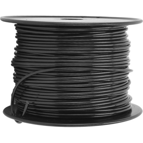 Fil de coupe rond 3,3 mm pour débroussailleuses Husqvarna Stihl, 142 mètres, fil noir anti-usure pour tondeuse à gazon. (1/5)