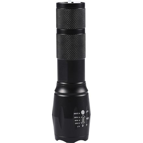 Lampe torche UV, ampoule LED 2 en 1, 500 lumens, 4 modes, noire - AquaForge (1/5)