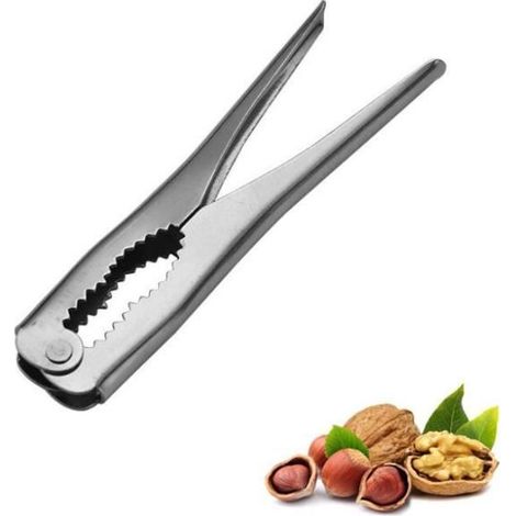 Casse-noix - Inox - 15.6 cm - Ergonomique - Antidérapant (1/4)