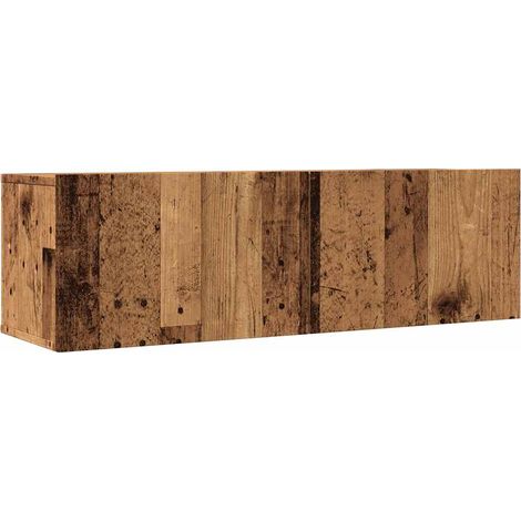 Maison Exclusive - Meubles TV muraux 2 pcs vieux bois 100x30x30 cm