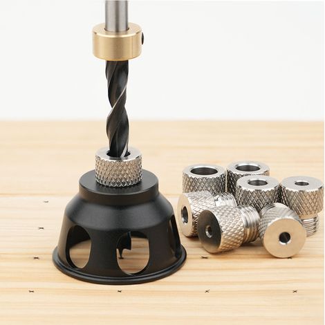 Petit poinçon vertical, poinçon de positionnement pour trous borgnes, poinçon auxiliaire vertical pour outils de menuiserie carrés, poinçonnage pour meubles DIY, tenon rond en bois de hêtre. (1/5)