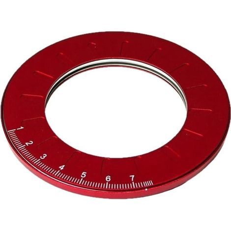 Compas à Cercles Ajustable 12.5cm Acier Inoxydable(red) (1/5)