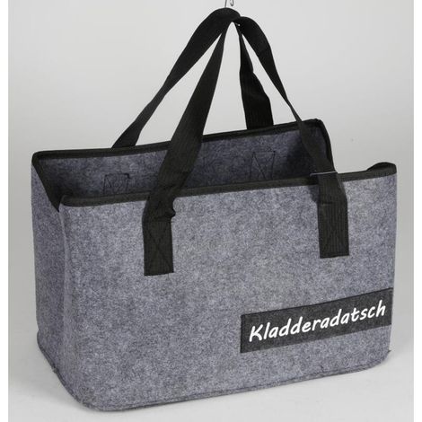 Filztasche Schriftzug Kamin Brennholz Korb Tragen Shopper Aufbewahrung Einkauf (1/5)